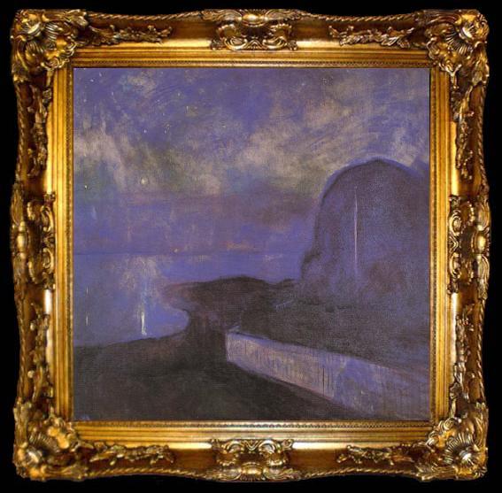 framed  Edvard Munch Moon night, ta009-2